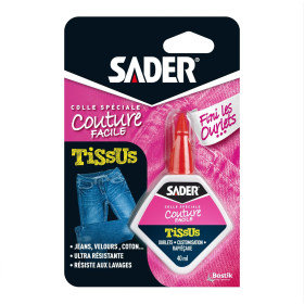 Colle Spéciale Couture SADER "Finis les Ourlets" Tissus & Textiles