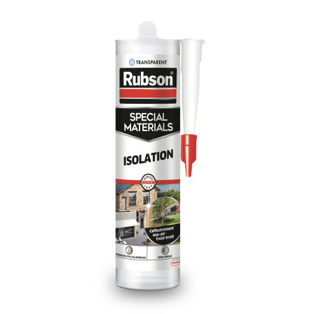 Rubson Mastic Silicone Isolation Portes & Fenêtres 280 ml