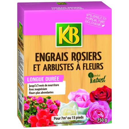 Engrais Rosiers Bio KB 750g Floraison Abondante