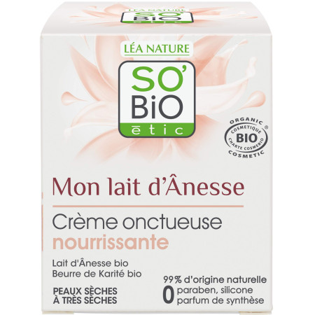 Lait d'Ânesse Bio Soin Visage So'Bio étic