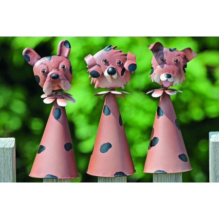 Déco Jardin Métal Figurines Chien