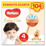 Couches Huggies Extra Care Taille 4 Protection Maximale