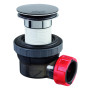 Siphon et Bonde à Clapet Quick-Clac Wirquin Nano 6.7 Noir
