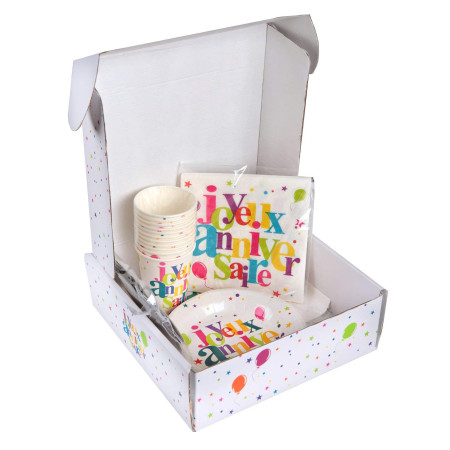 Kit Anniversaire pour Fête 10 Personnes