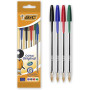 Bic Cristal Original Stylos à Bille - Lot de 4