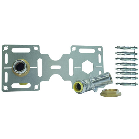 KIT PLATINE DOUCHE TOUTUB Raccord Auto Ø16 Installation Facile