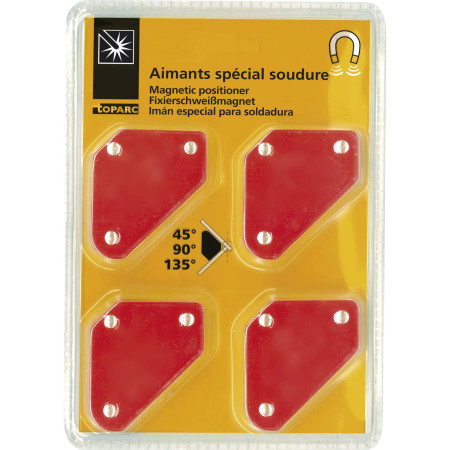 Lot de 4 Équerres Magnétiques Soudage P16.90 GYS