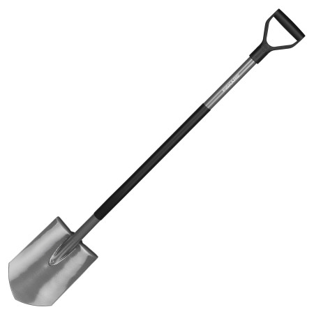Bêche Métal Fiskars Ergo à Rebord Robuste et Durable
