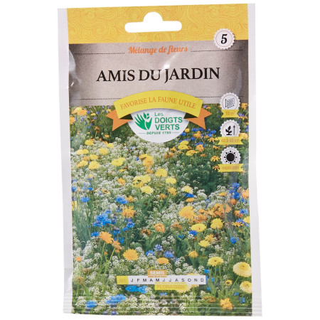Mélange Fleurs Amis du Jardin - Les Doigts Verts