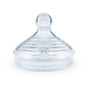NUK Nature Sense Lot de 2 Tétines Débit Lait Taille M 0-6 mois