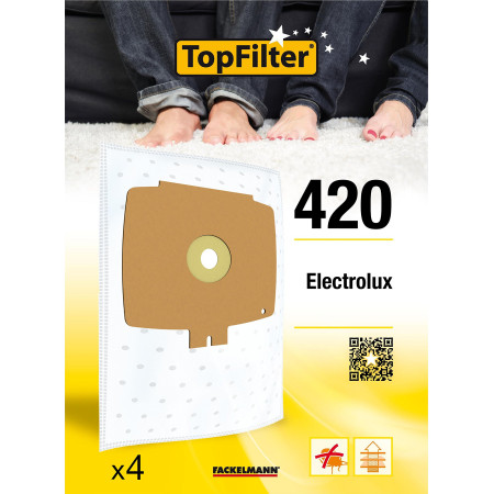Sacs Aspirateur Electrolux 420 Lot de 4