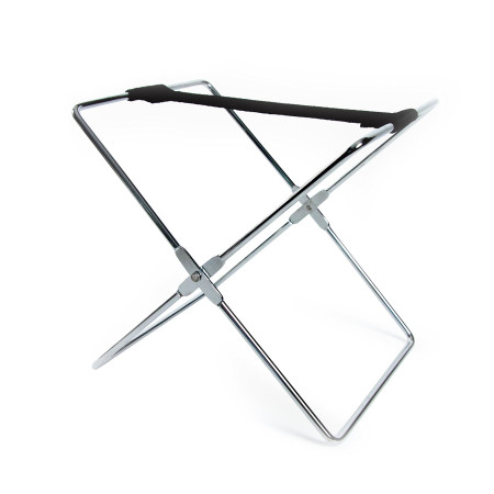 Support Pliable Plateau Présentation Inox Argent 26x16cm SAVEUR ET DEGUSTATION