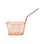 Panier à Friture Rectangulaire en Cuivre 18 x 8,5 x 14 cm