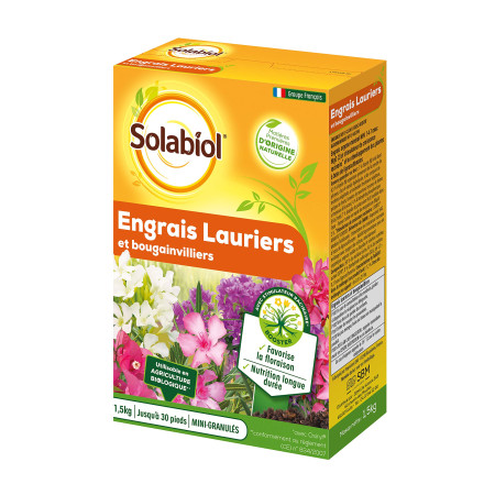 Engrais Solabio Lauriers & Bougainvilliers 1,5kg SOLAURY15