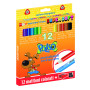 Crayons de couleur Koh-i-Noor Super Soft Poldo 12 - Personnalisables