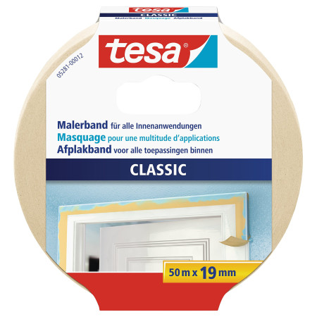 Ruban Adhésif de Masquage Tesa Classic Ecologique pour Peinture