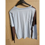 TEE SHIRT MANCHES LONGUES L BLEU MARRON EQUITHEME