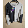 TEE SHIRT MANCHES LONGUES L GRIS NOIR EQUITHEME