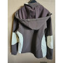 VESTE XL MARRON BLANC PERFORMANCE