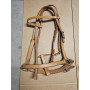 BRIDON CUIR LICOL GRANDE TAILLEMARRON CLAIR