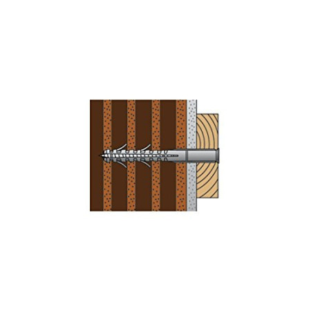 Fixations Chauffe-Eau Corps Creux Fischer 12x200mm SHR12200