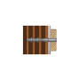 Fixations Chauffe-Eau Corps Creux Fischer 12x200mm SHR12200