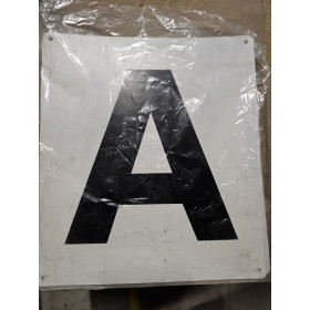 12 LETTRES MANEGE PLASTIQUEBLANC