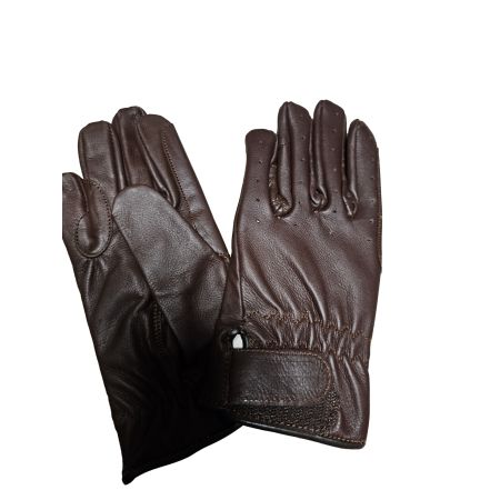 GANT CUIR M MARRON