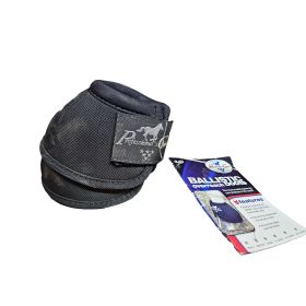 PAIRE CLOCHES OUVERTES VELCRO NEOPRENE BALLISTIC OVERREACH BOOTS M NOIR PROFESSIONAL CHOICE
