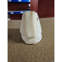 PAIRE CLOCHES OUVERTES VELCRO NEOPRENE M BLANC