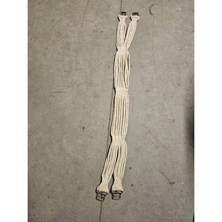 SANGLE COTON WESTERN 2 BOUCLES 90