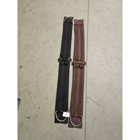 SANGLE WESTERN TISSU 70 MARRON