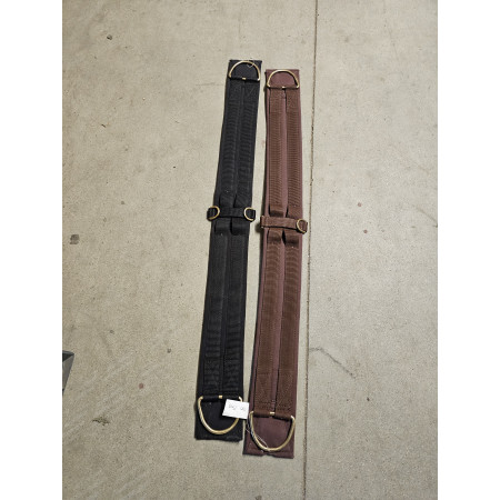 SANGLE WESTERN TISSU 90 MARRON