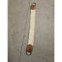SANGLE WESTERN TISSU MOUMOUTE 80 MARRON BLANC