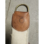 SANGLE WESTERN TISSU MOUMOUTE 80 MARRON BLANC