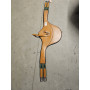 SANGLE CUIR BAVETTE DOUBLE ELASTIQUE 125 MARRON ERIC THOMAS