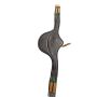 SANGLE CUIR BAVETTE DOUBLE ELASTIQUE 125 MARRON ERIC THOMAS