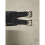SANGLE DOUBLE ELASTIQUE NEOPRENE 130 NOIR GERA