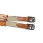 SANGLE CUIR DOUBLE ELASTIQUE 125 MARRON
