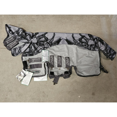 AMIGO VAMOOSE HORSEWARE GEAR AVEC COUVRE ENCOLURE 95 GRIS HORSEWARE IRELAND