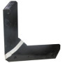 Équerre de Fixation Mermier 200x200 mm Noir