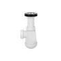 Siphon Bouteille Court avec Sortie 32V et Valve Lavabo