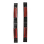 Protège-Portières Adhésifs TURBOCAR - Noir - Lot de 2