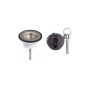 Bonde de Lavabo à Bouchon Acier Inoxydable Ø 80 mm