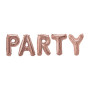 Ballons Glamour "PARTY" Rose Gold Décoration