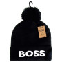 Bonnet Pompon Happy Bleu Marine - Tricot Douillet
