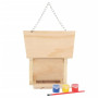 Mangeoire à oiseaux en bois à peindre - DIY pour enfants