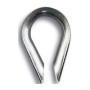 Cosse Coeur Chapuis 5mm Largeur Gorge Lot de 2