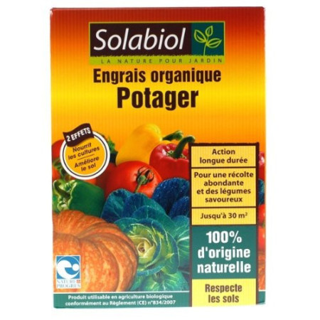 Engrais Organique Potager Solabiol 1,5 kg