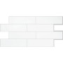 Smart Tiles Oslo XL : Dosseret Autocollant Blanc Brillant
